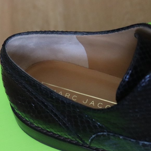 Marc Jacobs "Clinton" Python Embossed Oxfords SZ 39EU, 8.5/9US - Picture 11 of 13